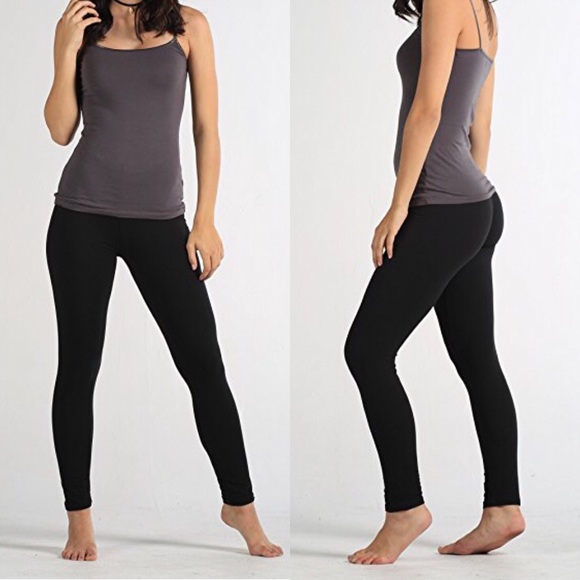 OS Solid Black (Noir) Butter Soft Leggings - Picture 4 of 4